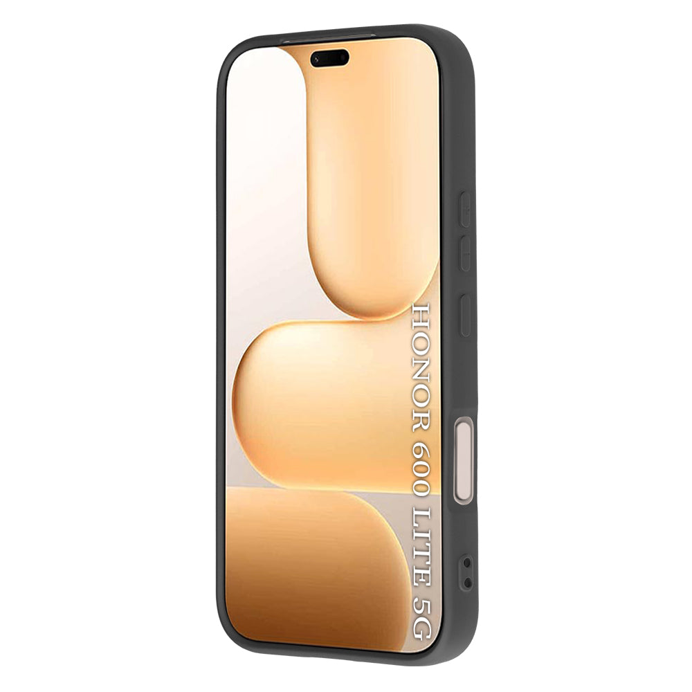 Custodia per Honor 600 Lite, Techsuit, SoftFlex, Nera