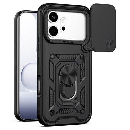 Case for Honor 600 Pro / 600, Techsuit, CamShield, Black