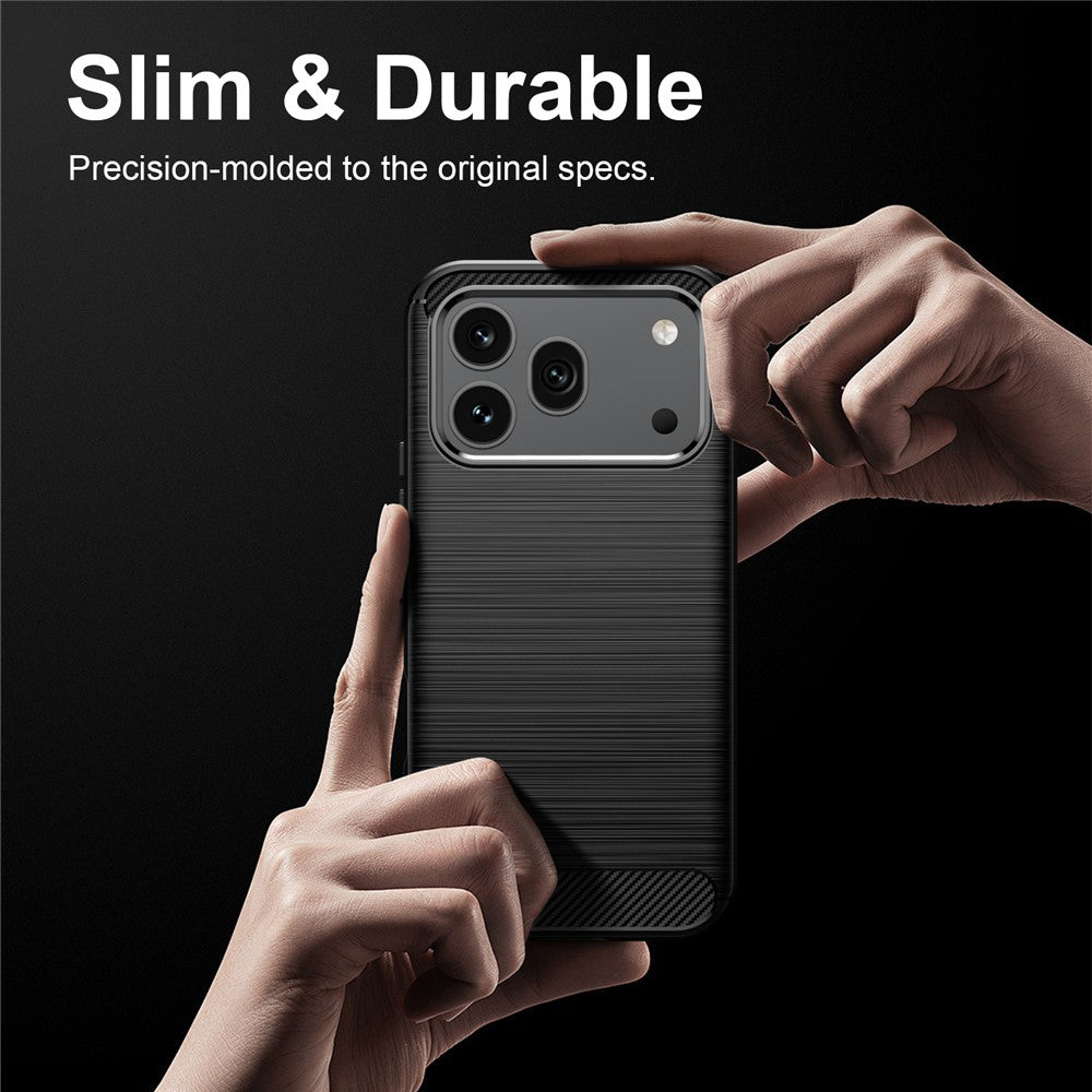 Custodia per Honor 600 Pro / 600, Techsuit, Carbonio, Nera