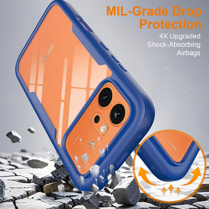 Custodia per Honor 600 Pro / 600, Techsuit, ColorVerse 360, Blu