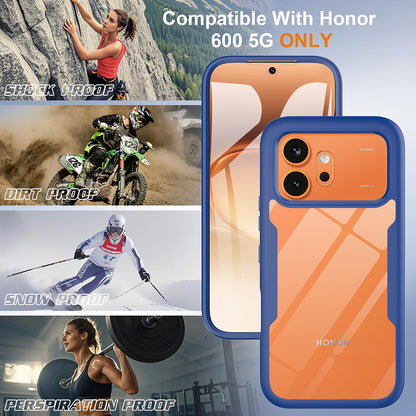 Custodia per Honor 600 Pro / 600, Techsuit, ColorVerse 360, Blu