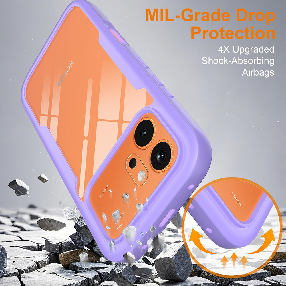 Custodia per Honor 600 Pro / 600, Techsuit, ColorVerse 360, Viola