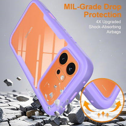 Custodia per Honor 600 Pro / 600, Techsuit, ColorVerse 360, Viola