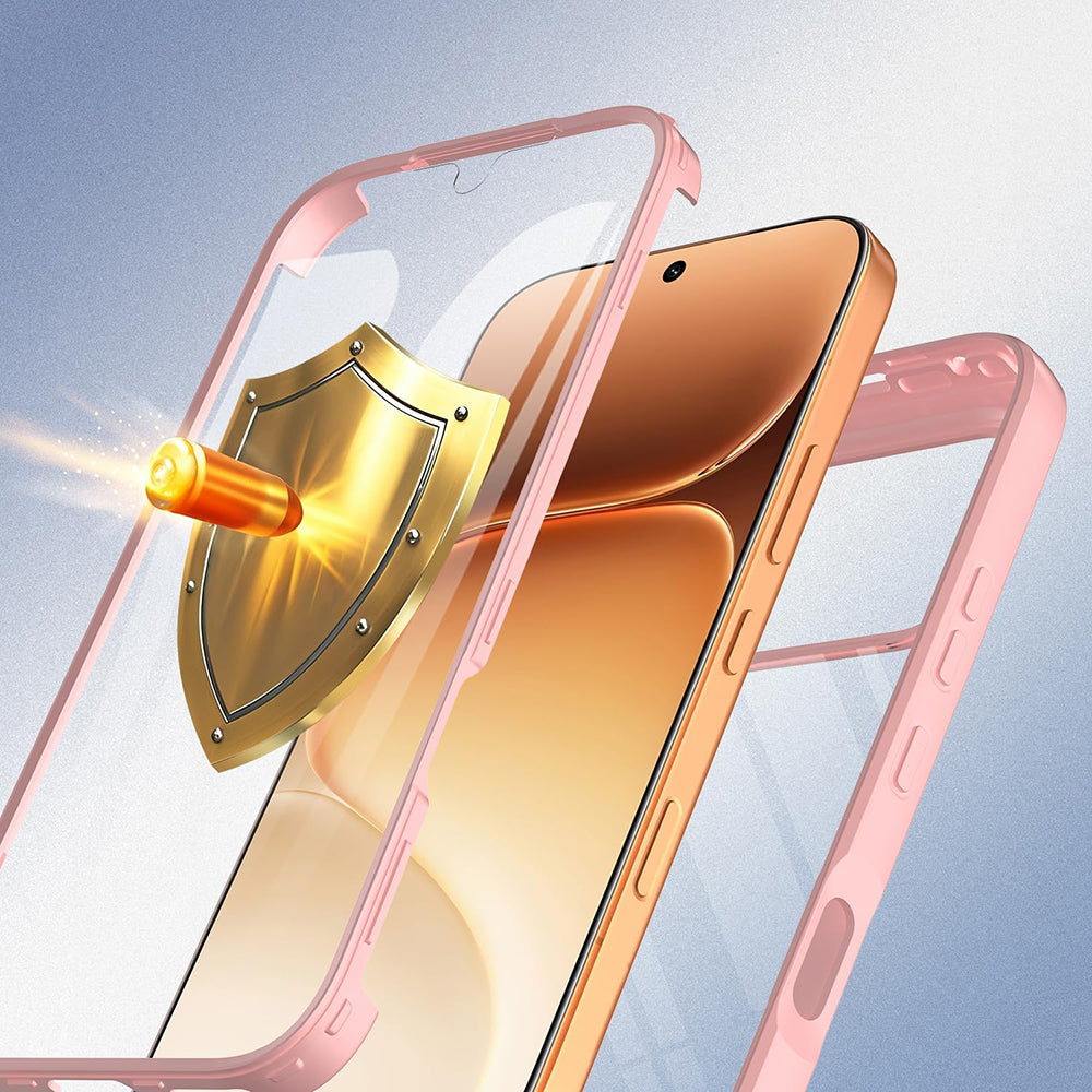Custodia per Honor 600 Pro / 600, Techsuit, ColorVerse 360, Rosa
