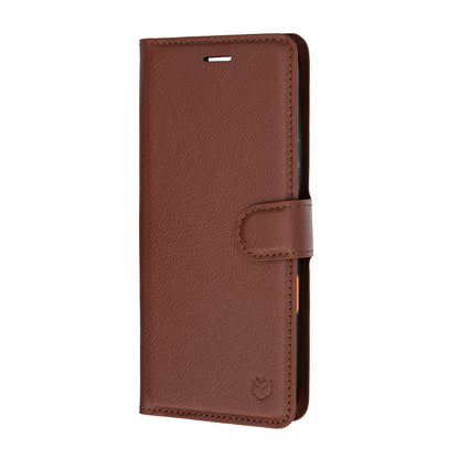 Custodia per Honor 600 Pro / 600, Techsuit, Leather Folio, Marrone