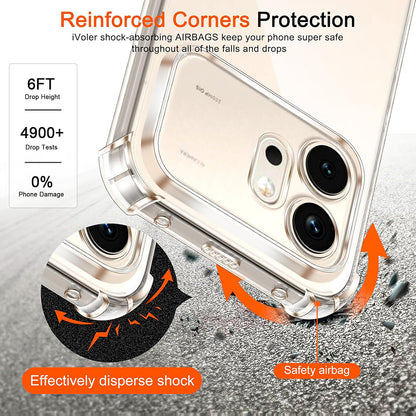 Case for Honor 600 Pro, Techsuit, Shockproof Clear, Transparent