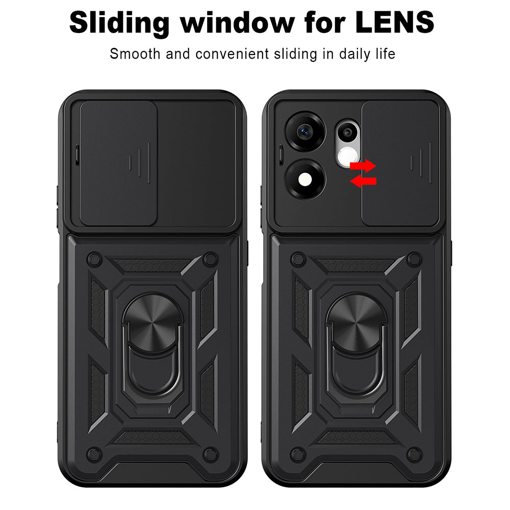 Case for Honor 600 Smart, Techsuit, CamShield, Gold