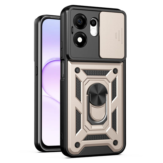 Custodia per Honor 600 Smart, Techsuit, CamShield, Dorata