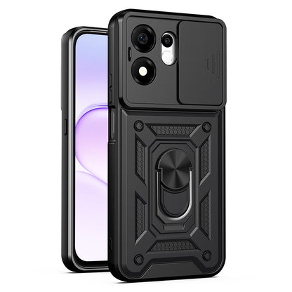 Custodia per Honor 600 Smart, Techsuit, CamShield, Nera