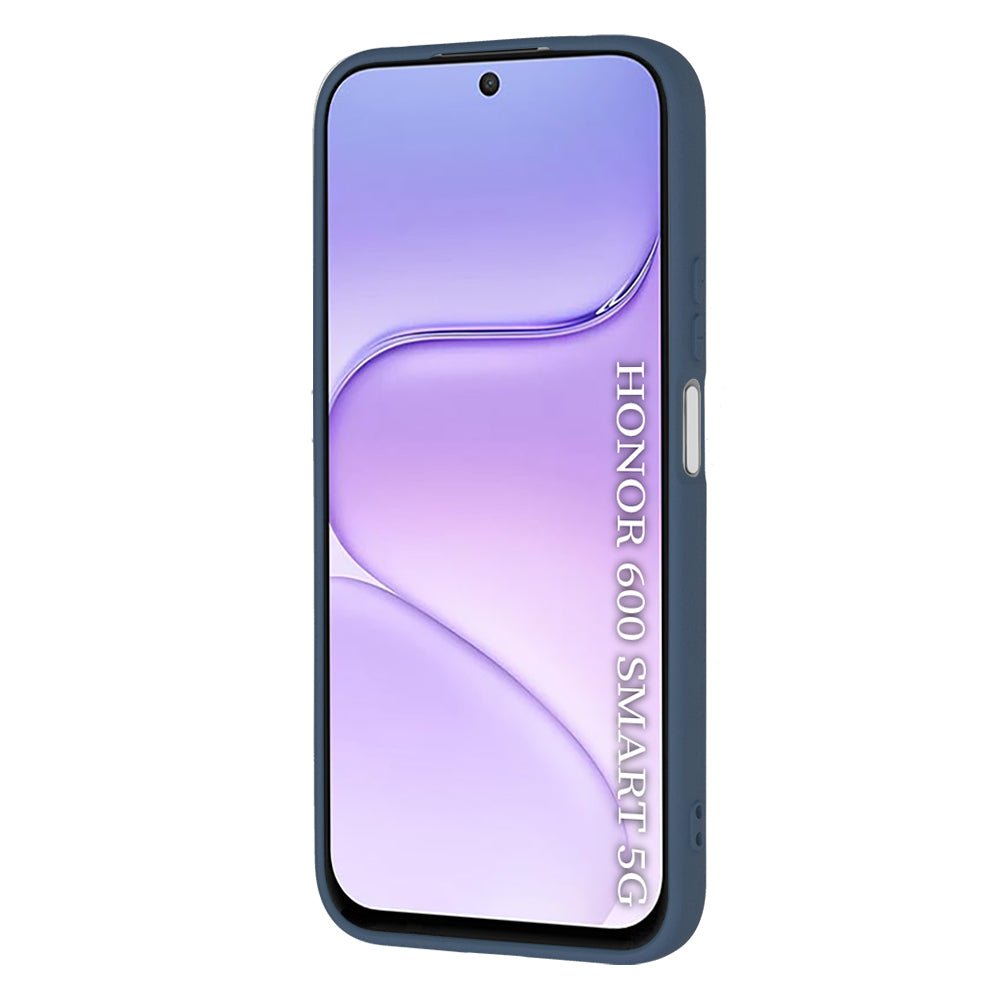 Custodia per Honor 600 Smart, Techsuit, SoftFlex, Blu scuro