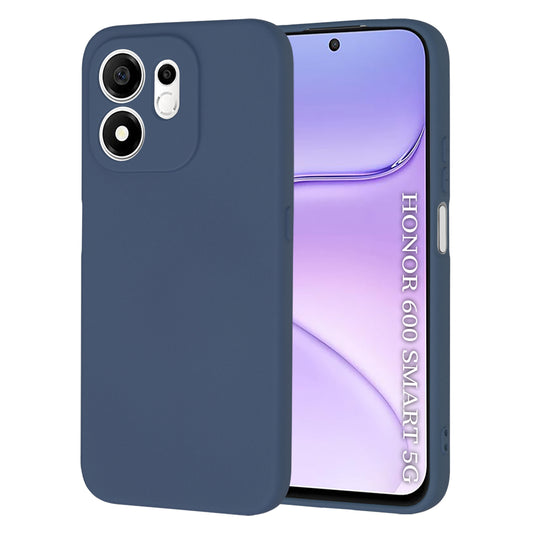 Custodia per Honor 600 Smart, Techsuit, SoftFlex, Blu scuro