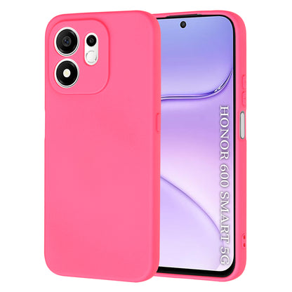 Custodia per Honor 600 Smart, Techsuit, SoftFlex, Rosa Scuro
