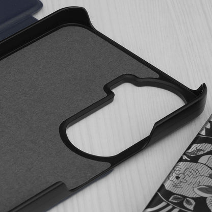 Custodia per Honor 90 Lite, Techsuit, eFold, Blu Scuro