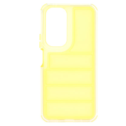 Custodia per Honor 90 Lite, Techsuit, Wave Shield, Gialla