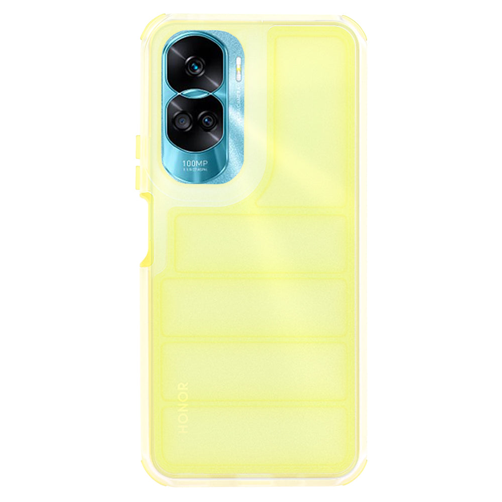 Custodia per Honor 90 Lite, Techsuit, Wave Shield, Gialla