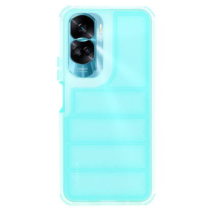 Custodia per Honor 90 Lite, Techsuit, Wave Shield, Turchese