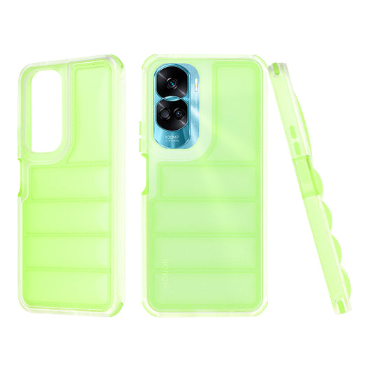 Custodia per Honor 90 Lite, Techsuit, Wave Shield, Verde