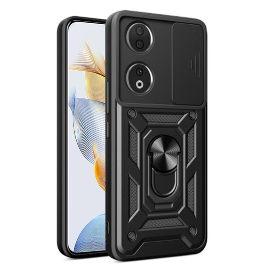 Case for Honor 90, Techsuit, CamShield, Black