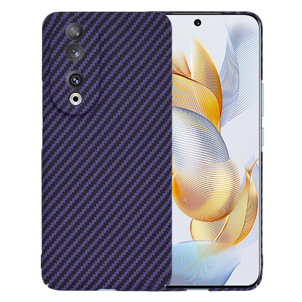 Custodia per Honor 90, Techsuit, Carbonite FiberShell, Viola