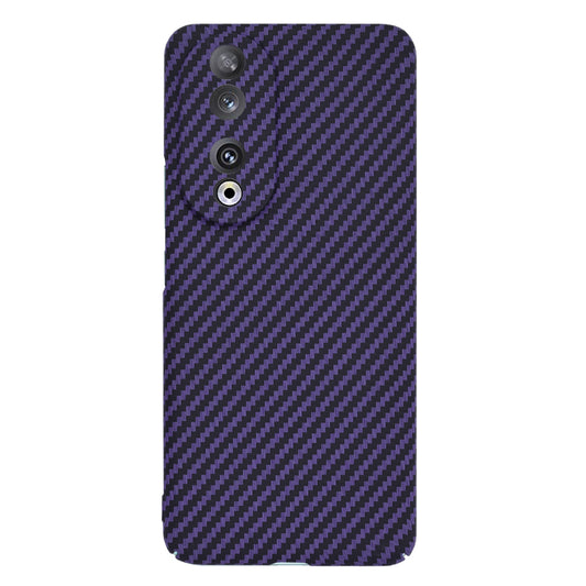 Custodia per Honor 90, Techsuit, Carbonite FiberShell, Viola