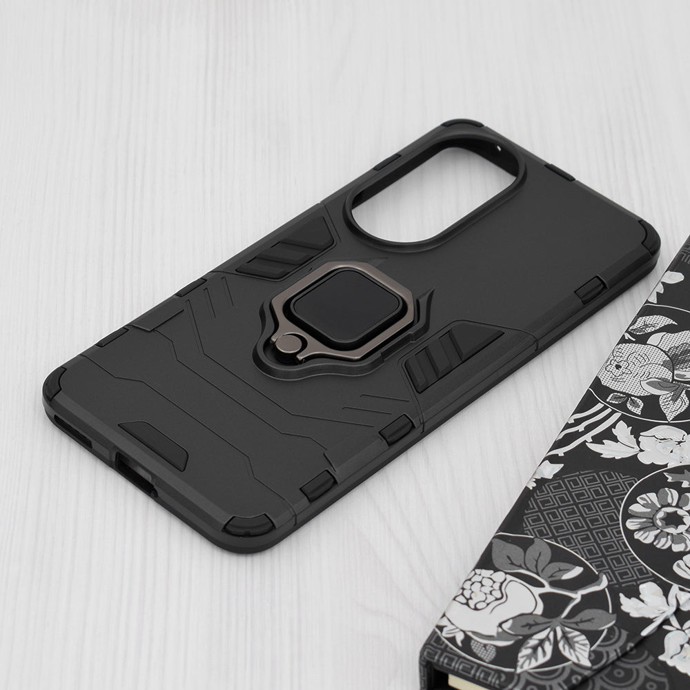 Custodia per Honor 90, Techsuit, Shield, Nera