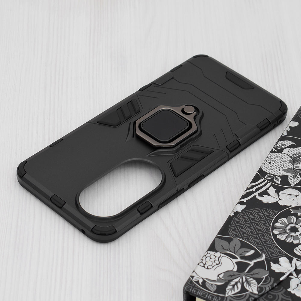 Custodia per Honor 90, Techsuit, Shield, Nera