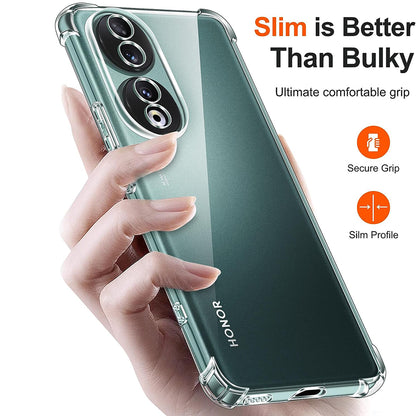 Custodia per Honor 90, Techsuit, Shockproof Clear, Trasparente