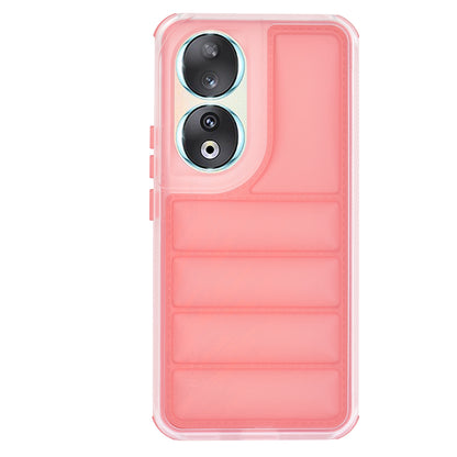 Custodia per Honor 90, Techsuit, Wave Shield, Rossa