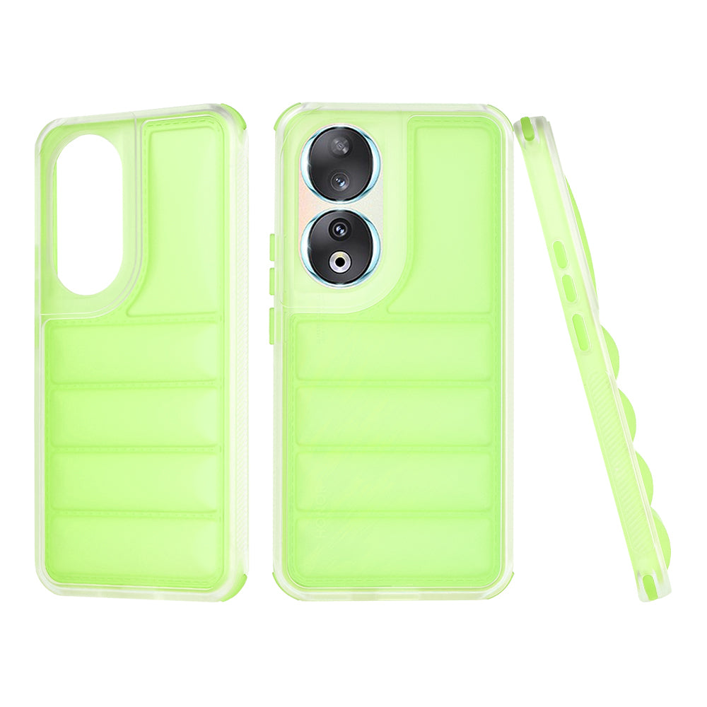 Custodia per Honor 90, Techsuit, Wave Shield, Verde