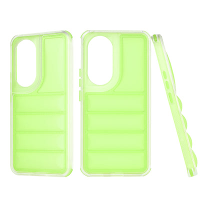 Custodia per Honor 90, Techsuit, Wave Shield, Verde