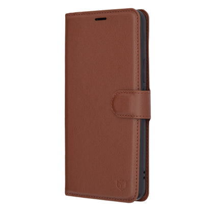 Custodia per Honor Magic5 Pro, Techsuit, Leather Folio, Marrone