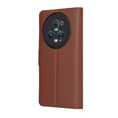Custodia per Honor Magic5 Pro, Techsuit, Leather Folio, Marrone