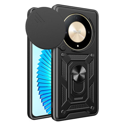 Custodia per Honor Magic6 Lite, Techsuit, CamShield, Nera