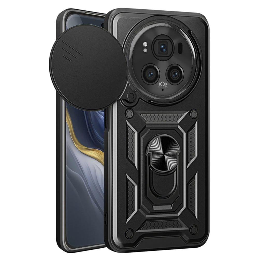 Custodia per Honor Magic6 Pro, Techsuit, CamShield, Nera