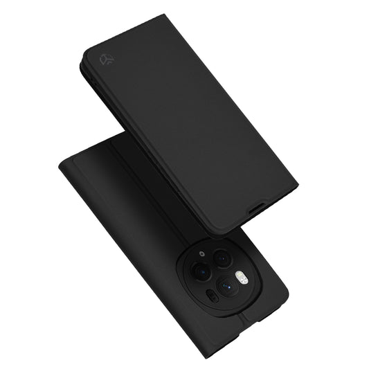 Custodia per Honor Magic6 Pro, Techsuit, Magskin Book, Nera