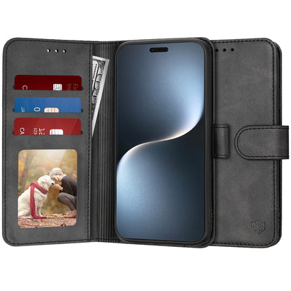 Custodia per Honor Magic7 Pro, Techsuit, Diary Book, Nera