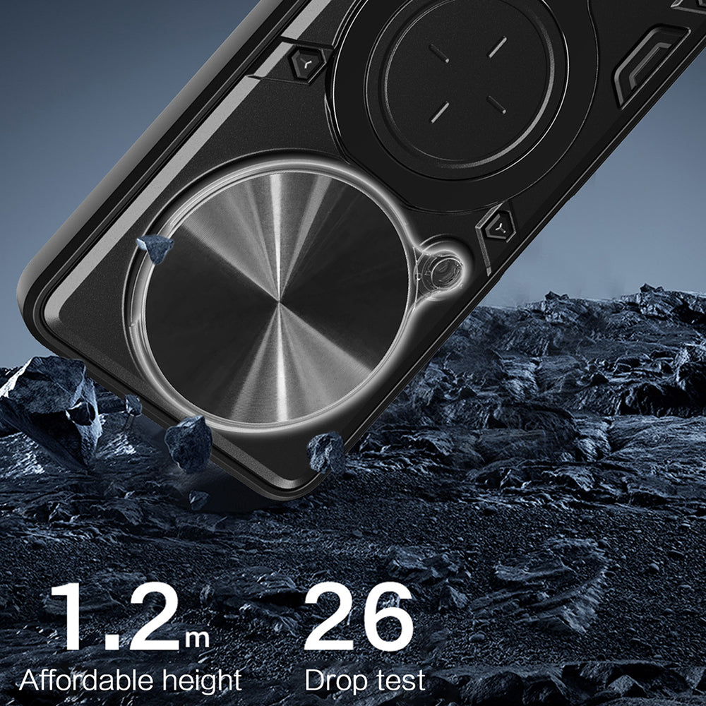 Custodia per Honor Magic8 Lite, Techsuit, CamGuard Pro, Rosa Dorato