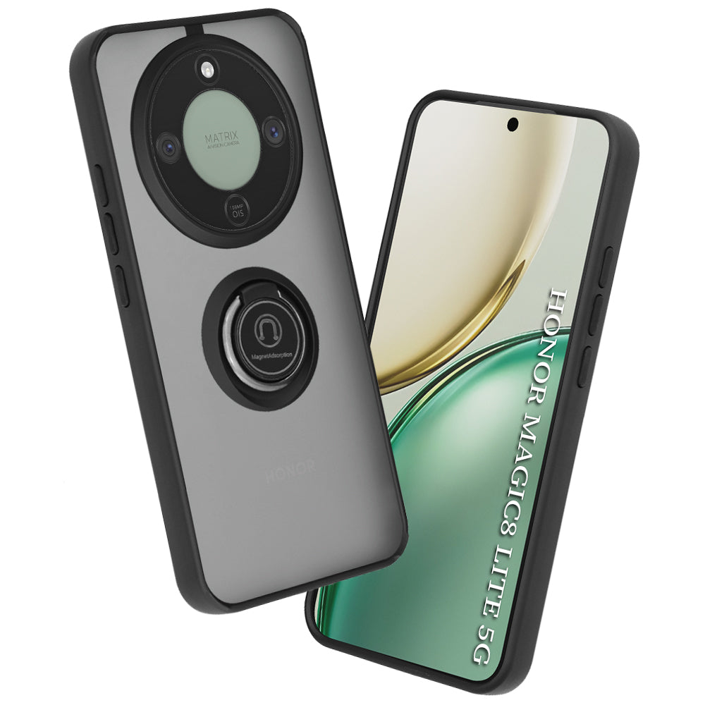 Custodia per Honor Magic8 Lite, Techsuit, Glinth, Nera