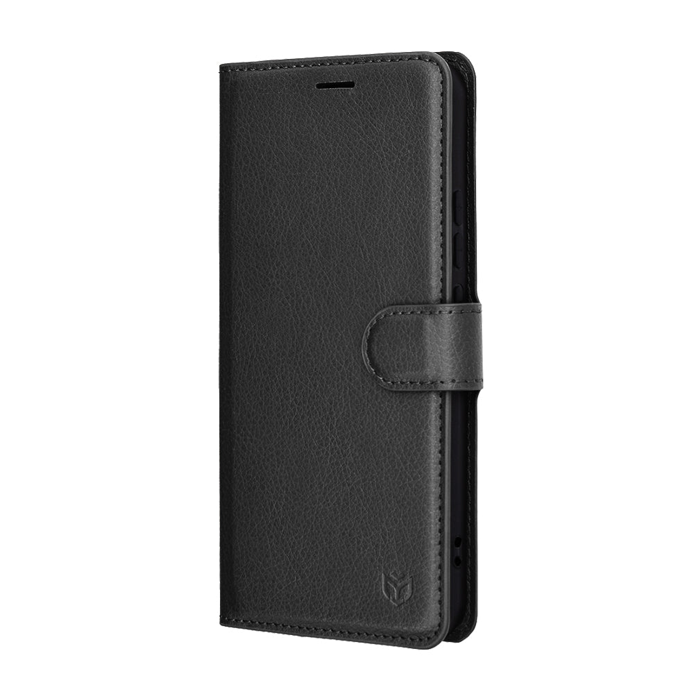 Custodia per Honor Magic8 Lite, Techsuit, Leather Folio, Nera