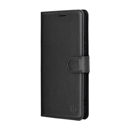 Custodia per Honor Magic8 Lite, Techsuit, Leather Folio, Nera