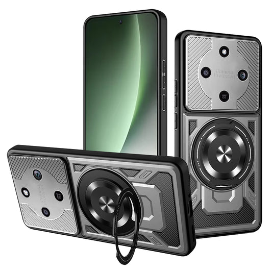 Custodia per Honor Magic8 Lite, Techsuit, RuggedCam, Grigio