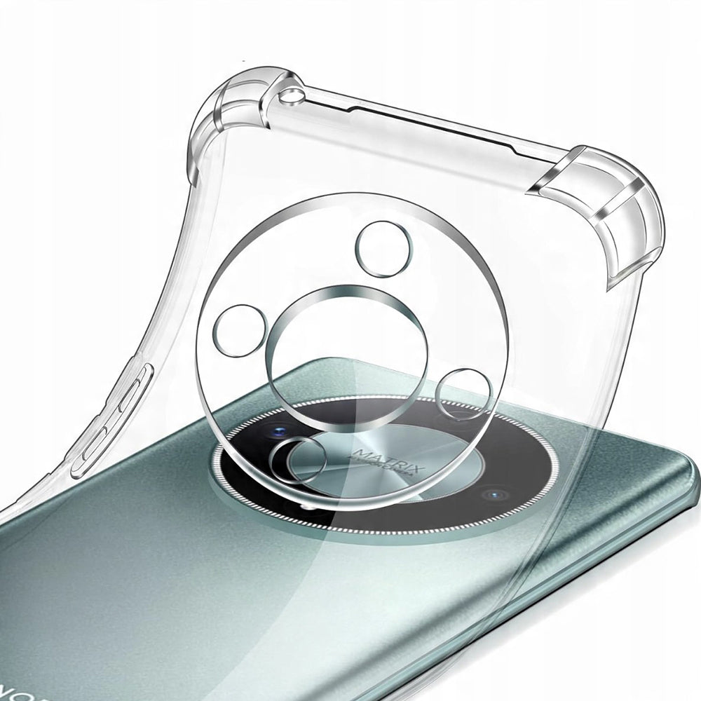 Custodia per Honor Magic8 Lite, Techsuit, Shockproof Clear, Trasparente