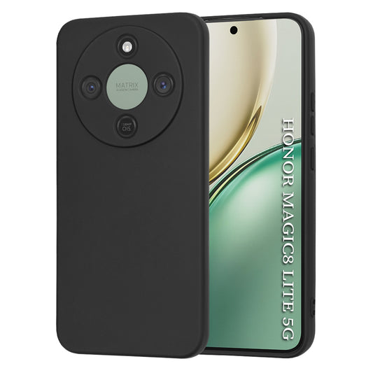 Custodia per Honor Magic8 Lite, Techsuit, SoftFlex, Nera