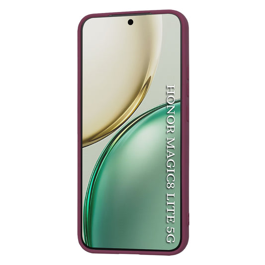 Custodia per Honor Magic8 Lite, Techsuit, SoftFlex, Ciliegia