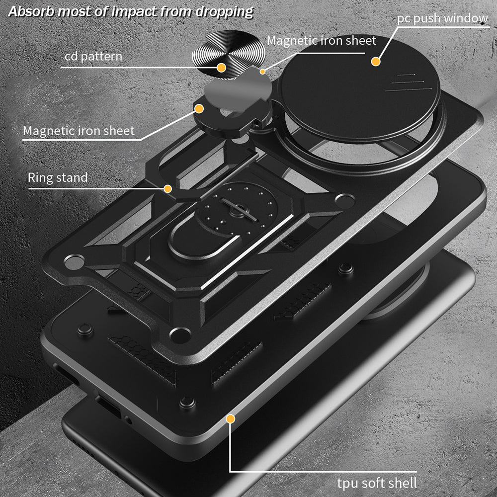 Case for Honor Magic8 Pro, Techsuit, CamShield, Green