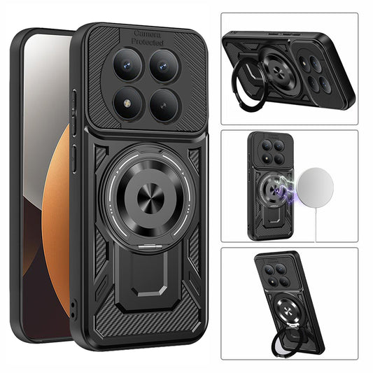 Custodia per Honor Magic8 Pro, Techsuit, RuggedCam, Nera
