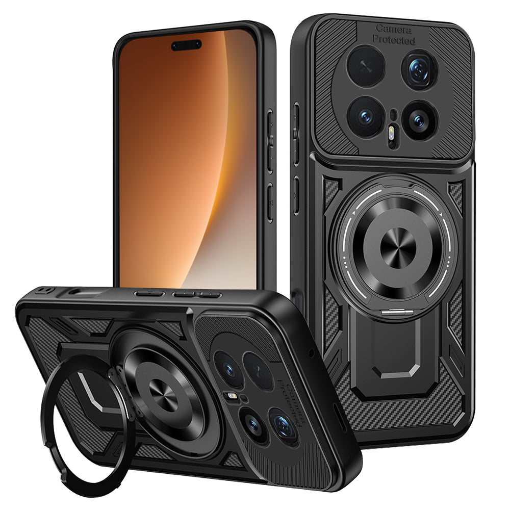 Custodia per Honor Magic8 Pro, Techsuit, RuggedCam, Nera
