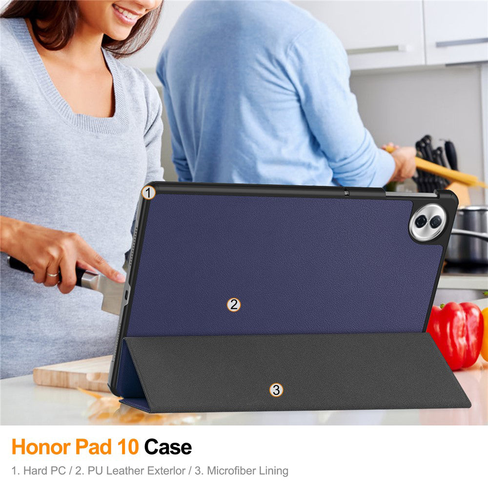 Custodia per Honor Pad 10, Techsuit, FoldPro, Blu