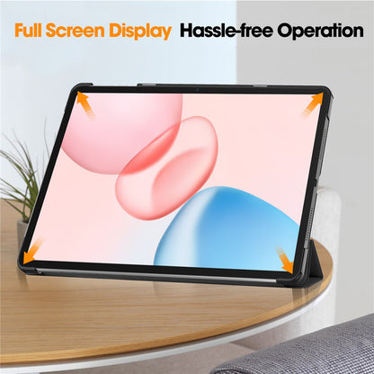 Custodia per Honor Pad 10, Techsuit, FoldPro, Nera