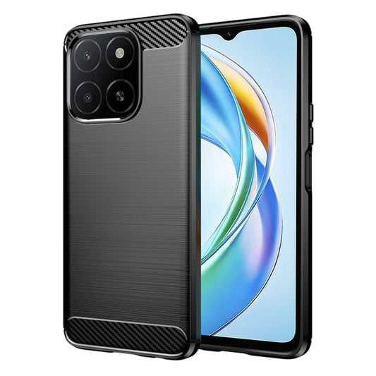 Custodia per Honor X5b, Techsuit, Carbonio, Nera
